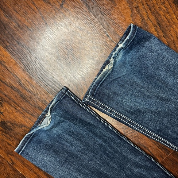 Rock Revival Jody Boot Dark Blue Boot Cut Jeans Y2K Vintage Size 31 EUC - Picture 14 of 16